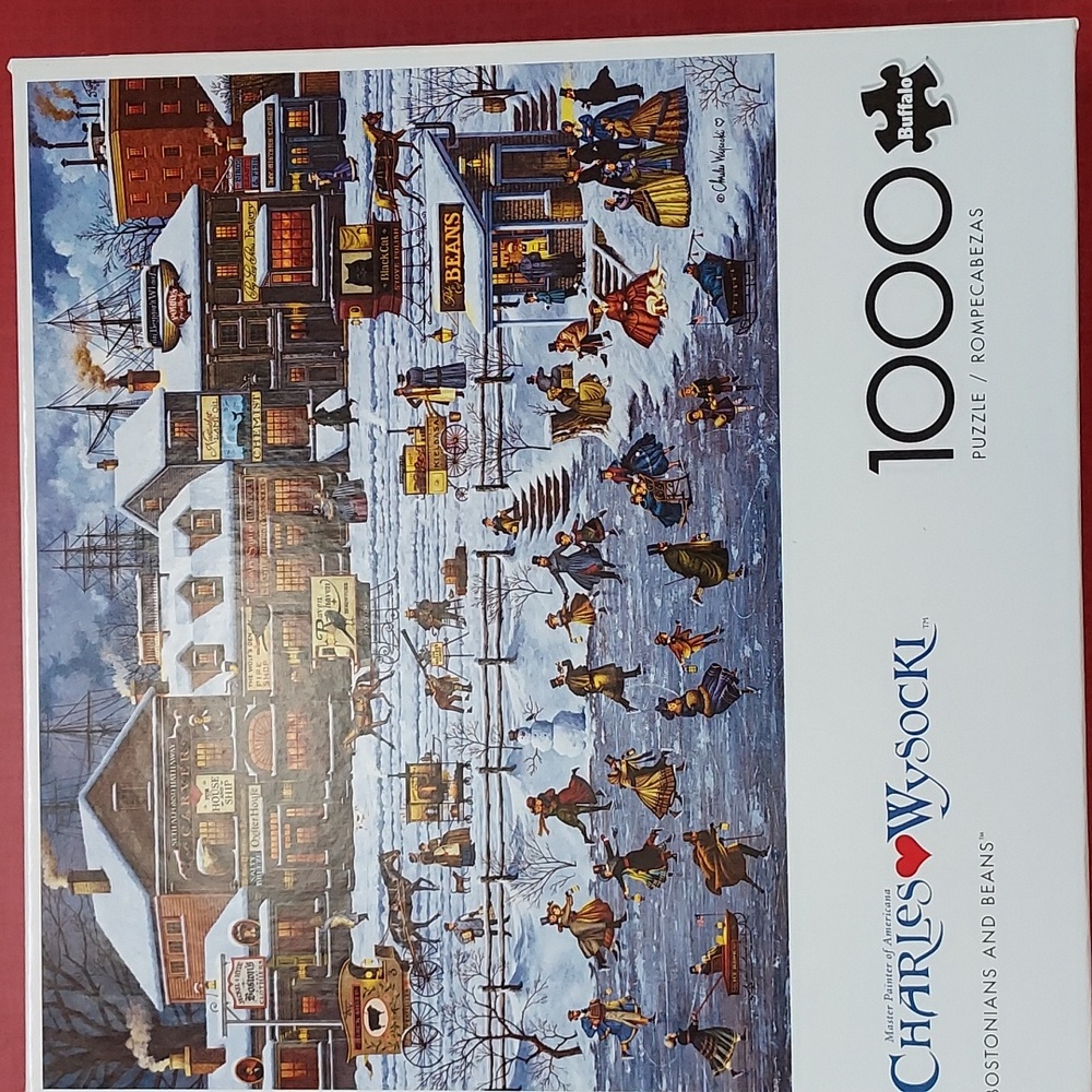 Charles Wysocki 2-1000 piece puzzles by Buffalo Games